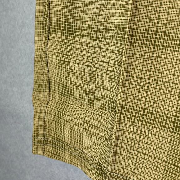 Island Haze Vintage Style Plaid Olive Green Men Vacation Cruise NWT Shorts XL - Picture 2 of 5